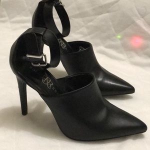 Sexy Semi-boot High heels; mule heels
